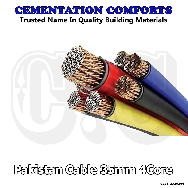 Normalmente reflejar miércoles pakistan cables 35 mm 4 core - CEMENTATION COMFORTS