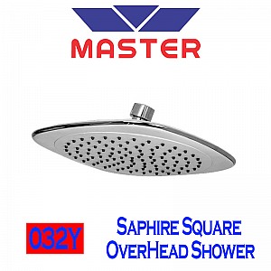 MASTER SAPHIRE SQUARE OVERHEAD SHOWER (032Y) CP