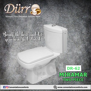 Durr DR-62 Two Piece Commode